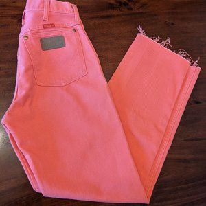 Vintage Coral High Rise Wranglers